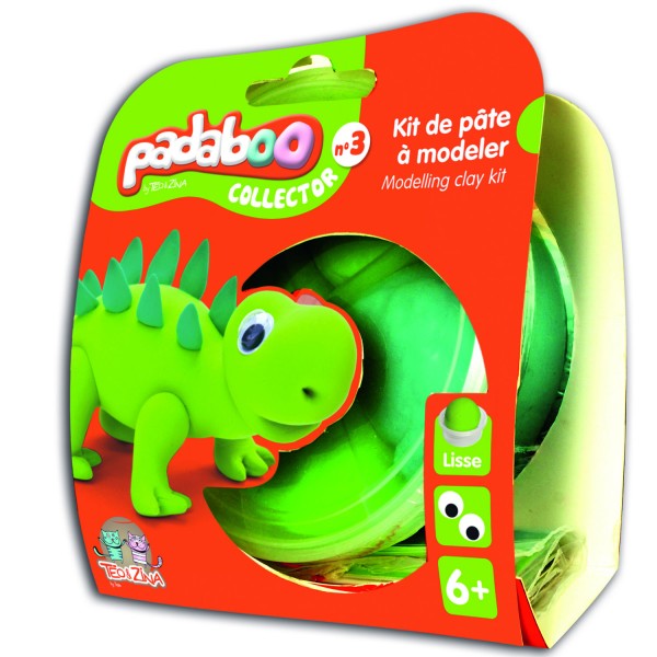 Pâte à modeler Padaboo : Collector n°3 Dinosaure - TeoZina-PMZ303