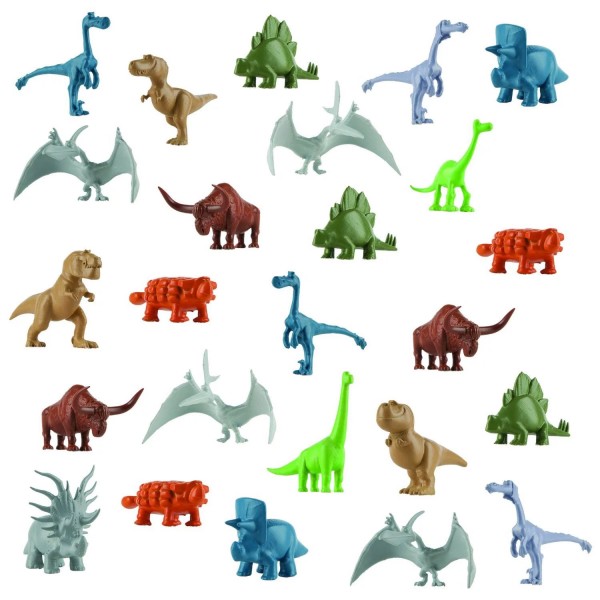 Figurines Le Voyage d'Arlo : Tubes de mini dinosaures - Tomy-L62321