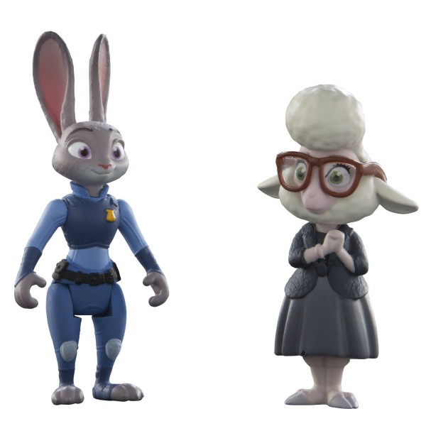 Figurines Zootopie : Judy Hopps et May Bellwether - Tomy-L70901-L70002