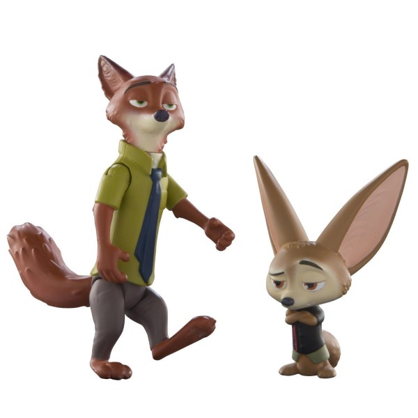 Figurines Zootopie : Nick et Finnick - Tomy-L70901-L70001
