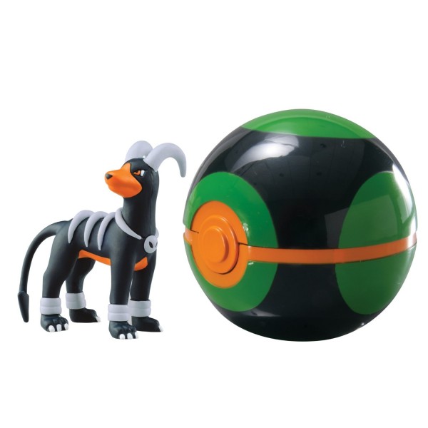 Pokemon : Poke Ball XY Clip n'Carry Démolosse et Sombre Ball - Tomy-T18532-T18212