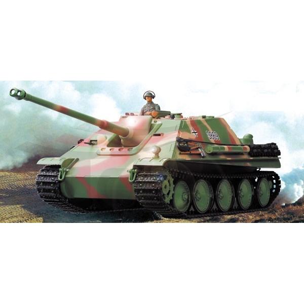 Char panzer Jagdpanther 1/16 camouflage son et fumée boite metal - TOR-1112238691-c