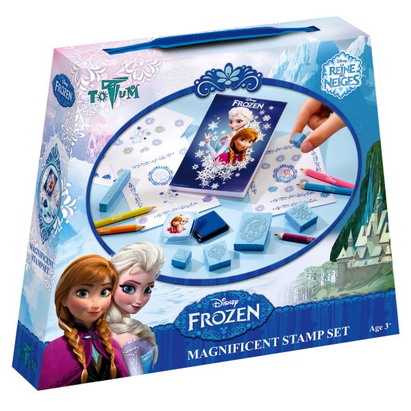Kit créatif La Reine des Neiges (Frozen) : Tampons - Totum-BJ680029