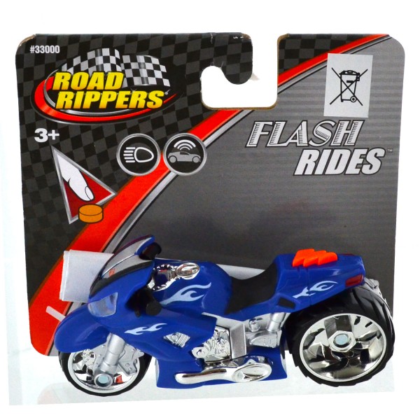 Moto Road Rippers : Flash Rides : bleue - Toystate-33000-6