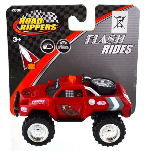 Pick up Road Rippers : Flash Rides : rouge avec roue dans la remorque - Toystate-33000-3