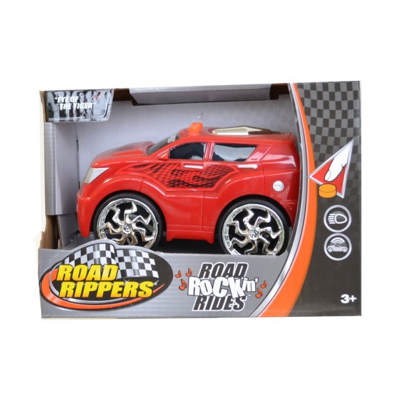 Voiture Road Rock'in Rides : Eye of the tiger : Rouge - Toystate-33240-5
