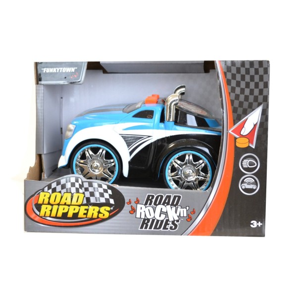 Voiture Road Rock'in Rides : Funky Town : Bleu - Toystate-33240-1