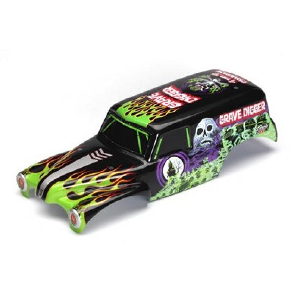 Body, Grave Digger, Officially Licensed Monster Jam replica (painted, decals applied) Traxxas - TRX3680