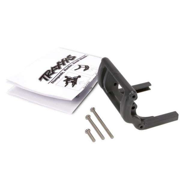Wheelie bar mount (1)/ hardware (Stampede, Rustler, Bandit series) - TRX3677