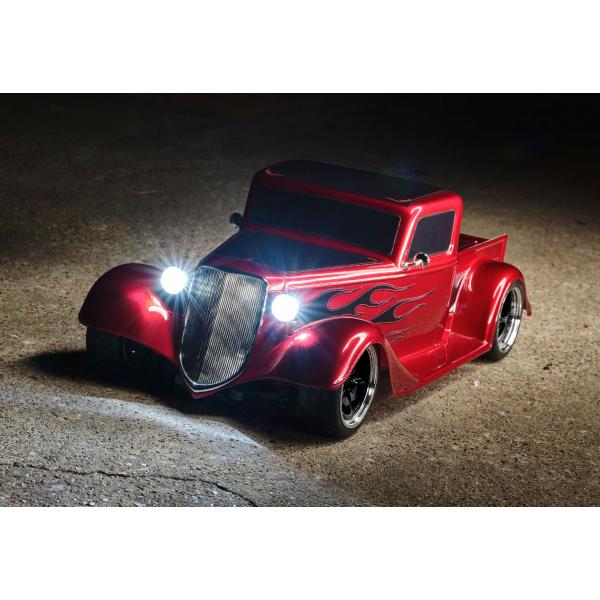 Hot Rod Truck 4WD 1/10 rouge RTR - TRX93034-4-RED