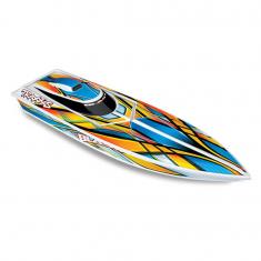 Bateau RC BLAST Offshore RTR avec accus et chargeur USB - Orange Bateau RC BLAST Offshore RTR avec accus et chargeur USB - Orange