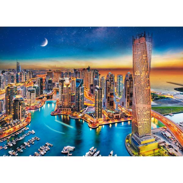 Puzzle 500 pièces : Unlimited Fit Technology : Dubaï, Émirats Arabes Unis - Trefl-37455