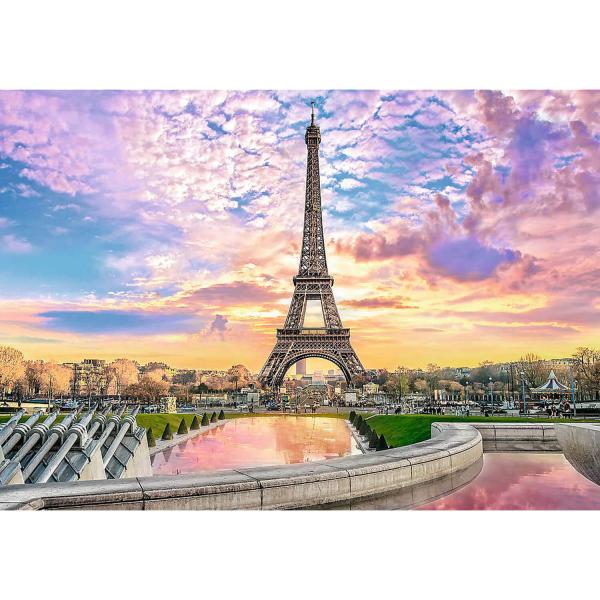 Puzzle 1000 pièces :  Unlimited Fit Technology : Tour Eiffel, Paris, France - Trefl-10693