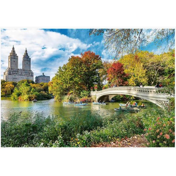 Puzzle 1500 pièces : Unlimited Fit Technology : Charmant Central Park, New York - Trefl-26194