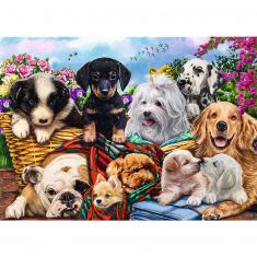 500 piece puzzle :  Unlimited Fit Technology :  Lazy Doggies