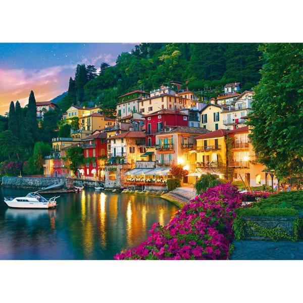 Puzzle 500 pièces :  Lac Côme, Italie - Trefl-37290
