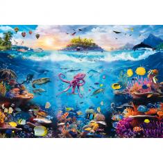 13500 pieces Puzzle : Unlimited Fit Technology - Dive into Underwater Paradise 