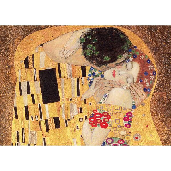Puzzle 1000 pièces : Art Collection - Le Baiser, Gustav Klimt - Trefl-10559