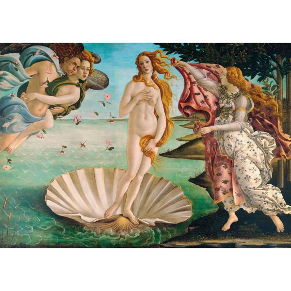 Puzzle 1000 pièces : Collection d'Art - La Naissance de Vénus, Sandro Botticelli - Trefl-10589