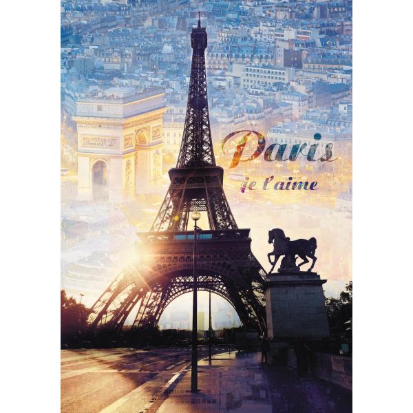 Puzzle 1000 pièces : Paris à l'aube - Trefl-10394