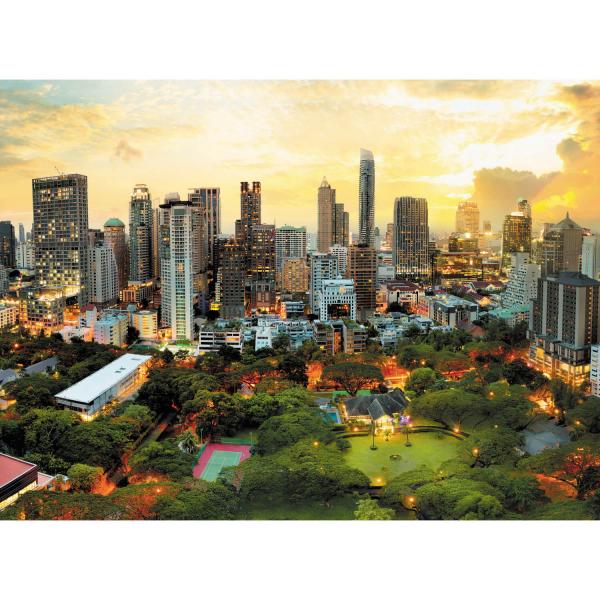 Puzzle 3000 pièces : Coucher de soleil à Bangkok - Trefl-33060