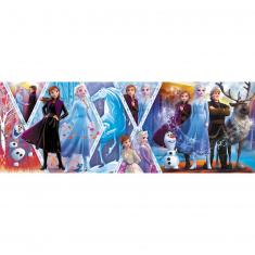 Puzzle 1000 pièces panoramique : Disney : La Reine des Neiges 2 (Frozen 2)