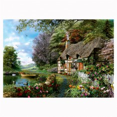 1000 pieces puzzle: Charming cottage
