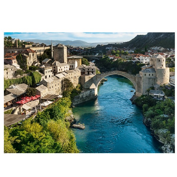 Puzzle 1000 pièces : Mostar, Bosnie Herzegovine - Trefl-10383