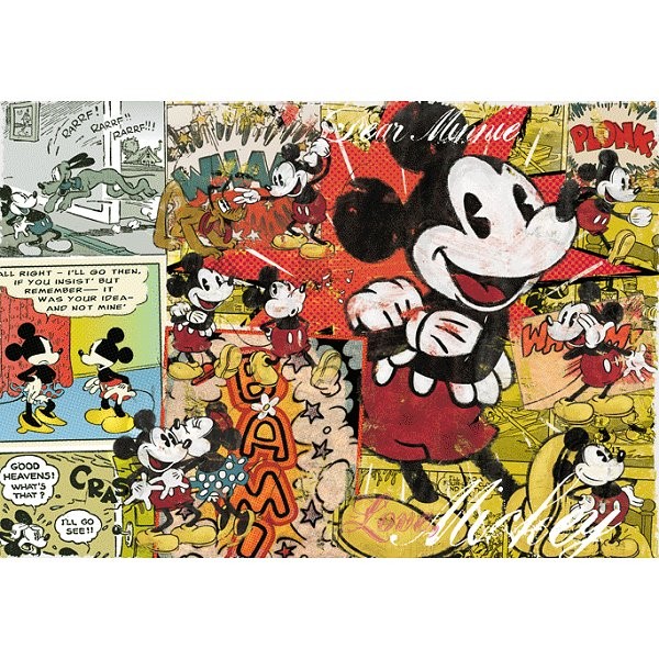 Puzzle 1000 pièces - Mickey rétro - Trefl-10309