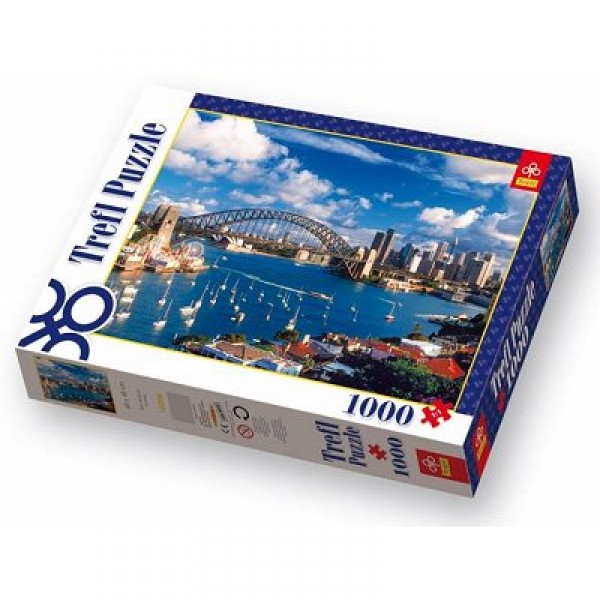 Puzzle 1000 pièces - Port Jackson, Sydney - Trefl-10206