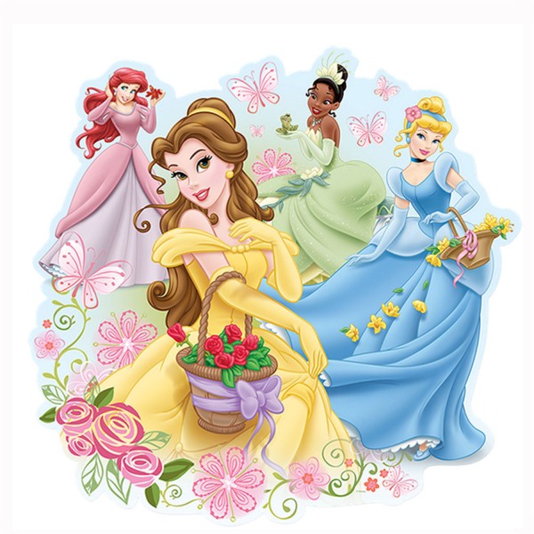 Puzzle 150 pièces contour : Les princesses Disney - Trefl-39067