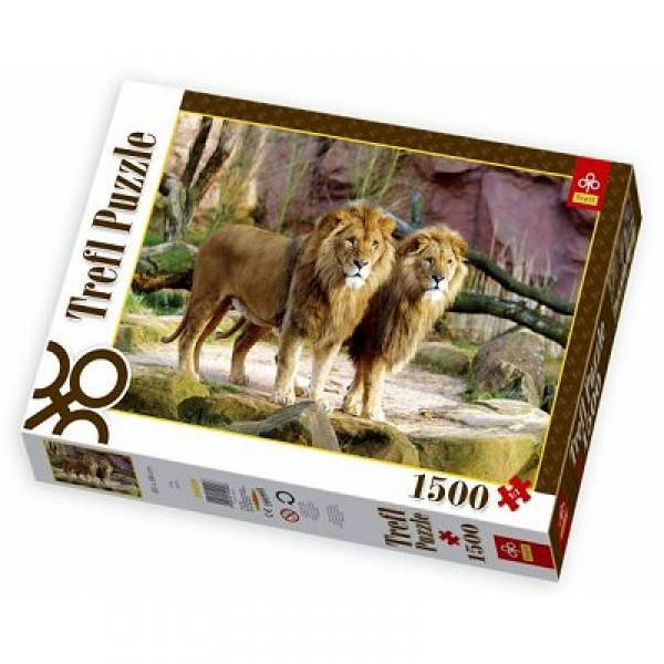Puzzle 1500 pièces - Lions - Trefl-26088
