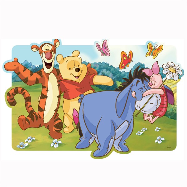 Puzzle 30 pièces maxi : Winnie l'ourson et ses amis prêts pour de nouvelles aventures - Trefl-14163