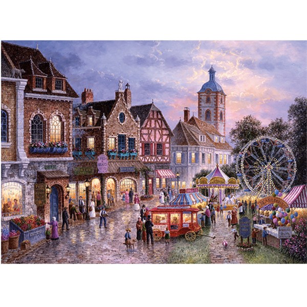 3000 Teile Puzzle: Der Jahrmarkt - Trefl-33033