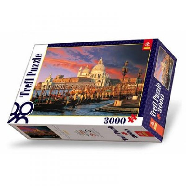 Puzzle 3000 pièces - Basilique Sainte Marie du Salut, Venise - Trefl-33020