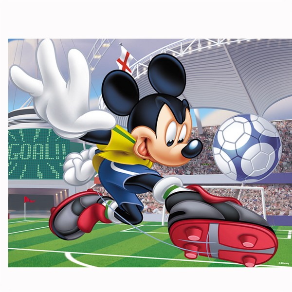 Puzzle 3D : 72 pièces : Mickey le meilleur des joueurs de foot - Trefl-35569