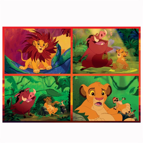 Puzzle 50 pièces Dynamic 3D : Le roi lion - Trefl-35192