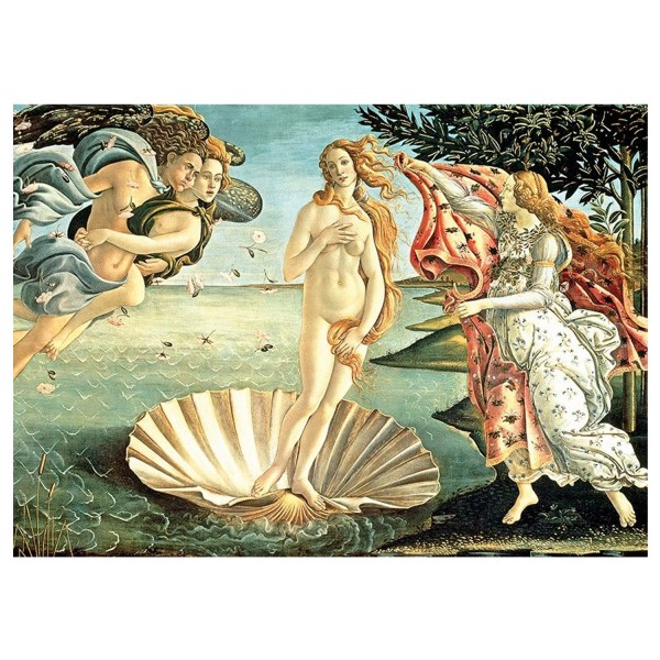 Puzzle 500 pièces Botticelli : La naissance de Venus - Trefl-37214