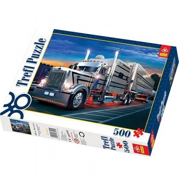 Puzzle 500 pièces - Camion étincellant - Trefl-37121