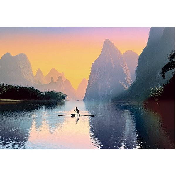 Puzzle 500 pièces - La rivière Lijiang, Chine - Trefl-37161
