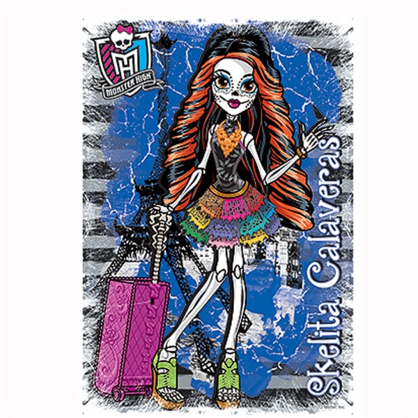 Puzzle 54 pièces Mini : Monster High : Skelita Calaveras - Trefl-54121-19436