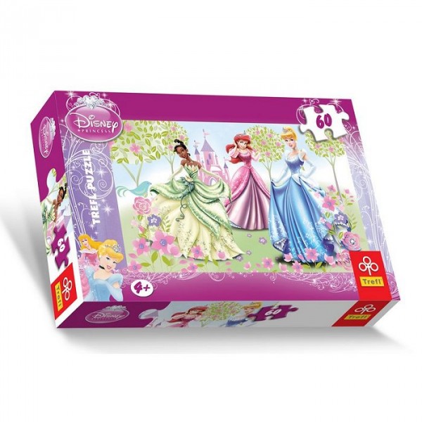 Puzzle 60 pièces - Les princesses Disney - Trefl-17191