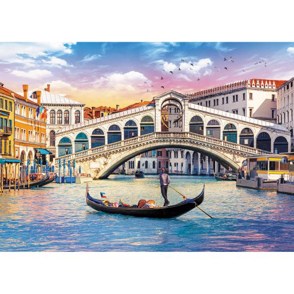 Puzzle 500 pièces : Pont du Rialto, Venise - Trefl-37398