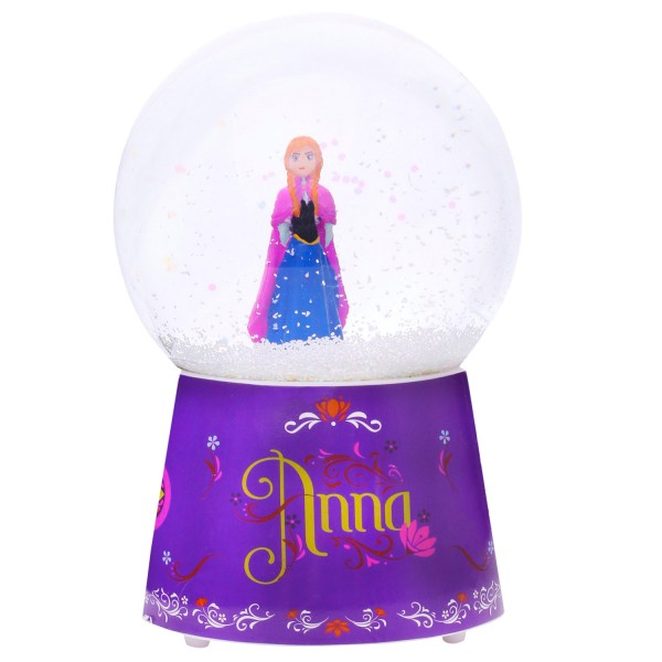 Boule à neige musicale en verre : Anna, La Reine des Neiges (Frozen) - Trousselier-S98431