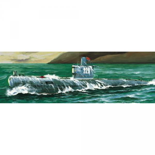 Maquette sous-marin : Sous-marin chinois type 33 - Trumpeter-TR05901