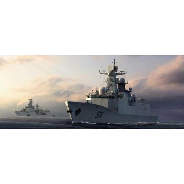 Maquette bateau : PLA Navy Type 054A FFG-529 Zhoushan  - Trumpeter-TR04543
