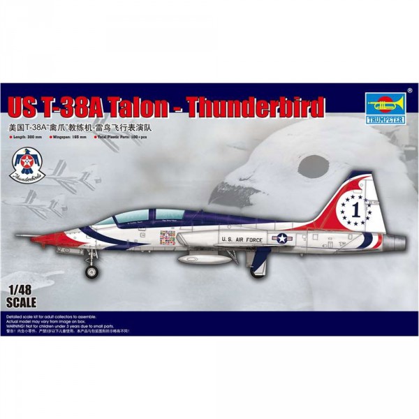 Maquette avion : Northrop T-38A Talon - Thunderbird 1974 - Trumpeter-TR05809