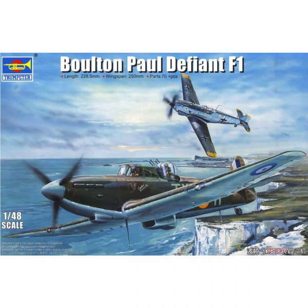 Maquette avion : Boulton Paul Defiant F1 1940 - Trumpeter-TR02899