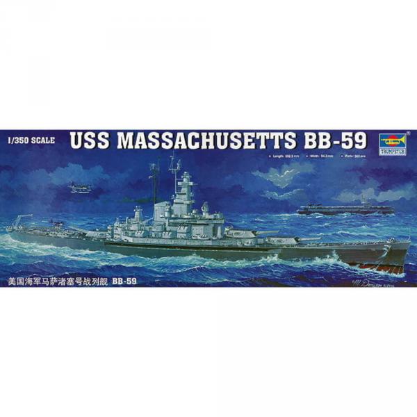 Maquette bateau : USS Massachusetts BB-59 - Trumpeter-TR05306