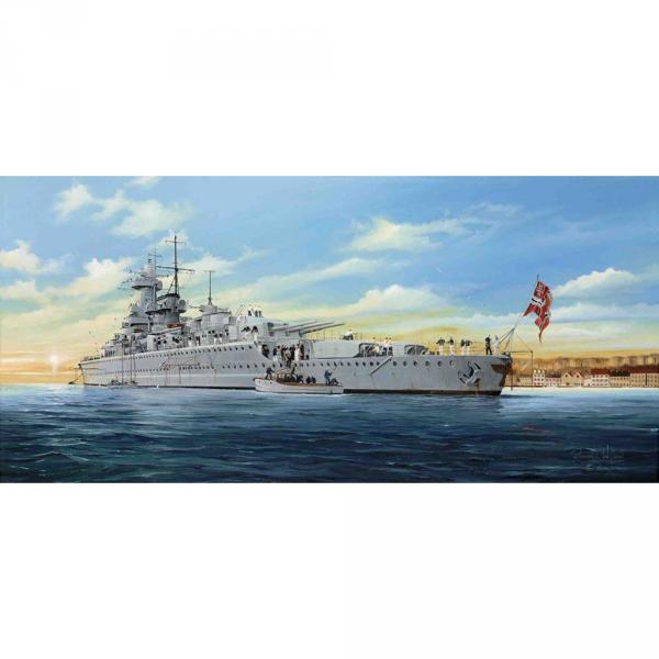 Maquette bateau :  Cuirassé allemand Admiral Graf Spee - Trumpeter-TR05316